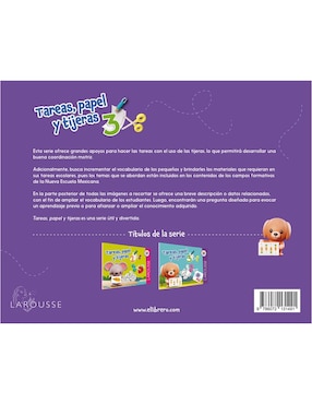 Libro Tareas, Papel y Tijeras 3 de Salvador Sergio Ávila Figueroa