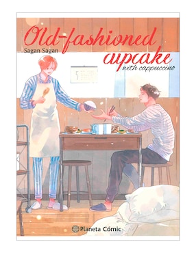 Manga Old-Fashioned Cupcake With Capuccino
