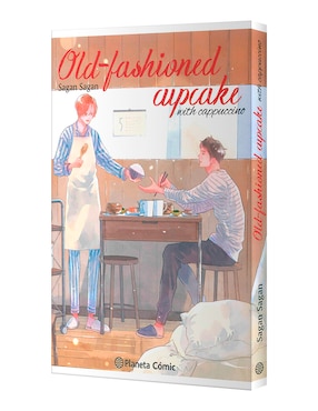 Manga Old-Fashioned Cupcake With Capuccino