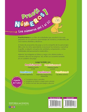 Libro Practi Números 1: Los Números de 1 al 10 de Varios autores