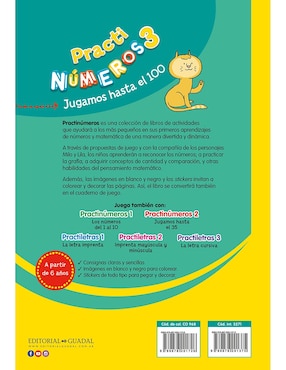 Libro Practi Números 3: Jugamos Hasta el 100 de Varios autores