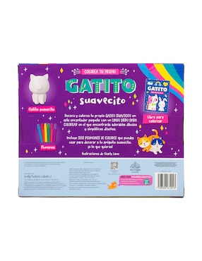 Libro Colorea tu propio Gatito Suavecito de Silver Dolphin