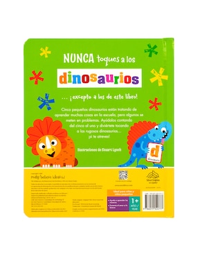 Libro Nunca toques a los Dinosaurios de Silver Dolphin