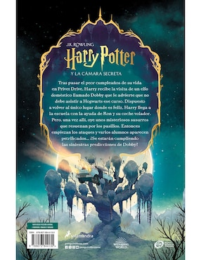 Libro Harry Potter y La Cámara Secreta de J.K. Rowling