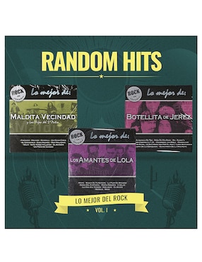 Imagen de producto Random Hits Lo Mejor Del Rock Vol. 1 3 CDs