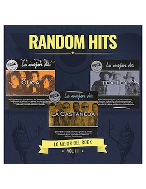 Random Hits Lo Mejor Del Rock Vol 3 Varios 3 CDS