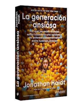 Libro La generación ansiosa de Jonathan Haidt