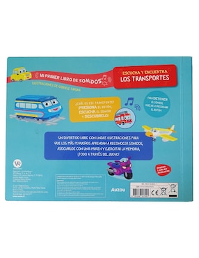 Libro Escucha y Encuentra Los Transportes de Gabriele Tafuni