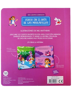 Libro Alicia en el país de las maravillas: Mis cuentos animados de Mel Matthews