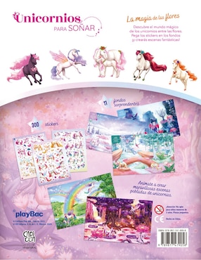Libro Unicornios para Soñar La Magia de Las Flores de Capicua