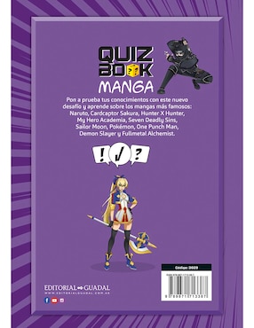 Libro Quiz Book: Manga de Editorial Guadal