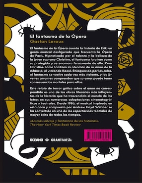 Libro El fantasma de la opera de Gaston Leroux
