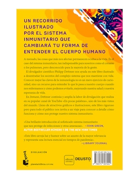 Libro Inmune: un viaje al misterioso sistema de Philipp Dettmer