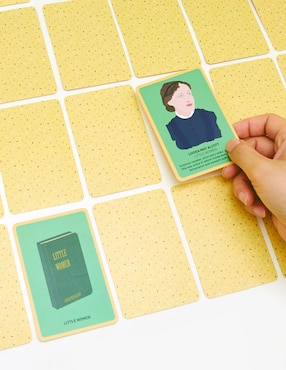 Juego de memoria de grandes mujeres Kikkerland
