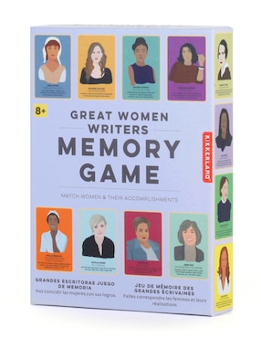 Juego de memoria de grandes mujeres Kikkerland