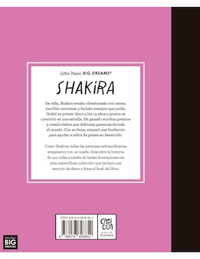 Libro Shakira: Little People, Big Dreams de María Isabel Sánchez Vergara