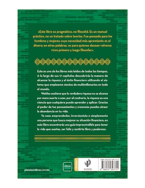 Libro La Ciencia de Hacerse Rico de Wallace D. Wattles