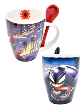 Set De Tazas Infantil Regalos Siglo XXI Spider-Man 4 Piezas