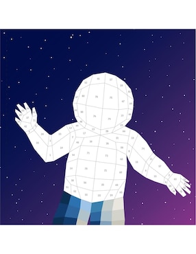 Libro Paint By Sticker Kids Outer Space de Workman Publishing
