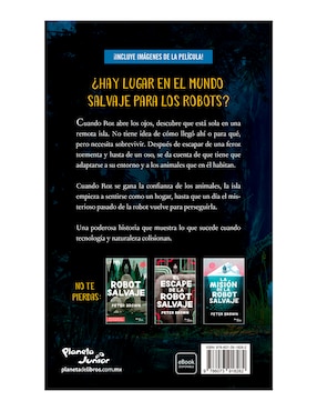 Libro robot salvaje de peter brown