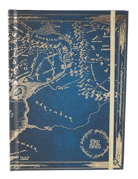 Libreta Cinereplicas The Lord Of The Rings hoja rayada