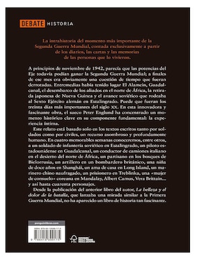 Libro Noviembre 1942 de Peter Englund