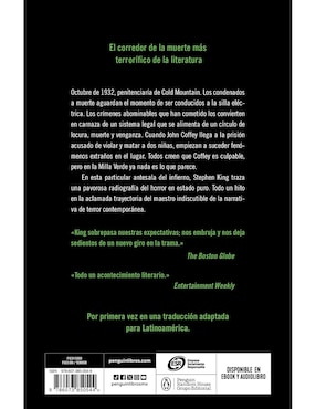 Libro La milla verde de Stephen King