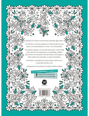 Libro Coloreanding Palabras Bonitas de Gaba & Gale