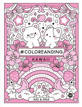 #Coloreanding Kawaii De María M. Aguilar/Julissa Díaz Ramírez