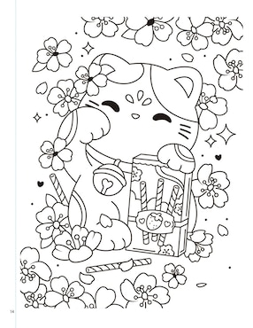 Libro Coloreanding Kawaii de María M. Aguilar / Julissa Díaz Ramírez