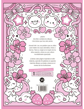 Libro Coloreanding Kawaii de María M. Aguilar / Julissa Díaz Ramírez