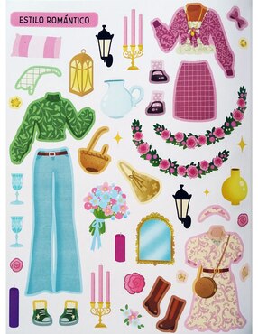 Libro de Stickers Mi Estilo de Moda de Auzou