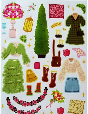 Libro de Stickers Mi Estilo de Moda de Auzou