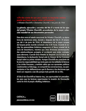 Libro El día D de Churchill de Allen Packwood