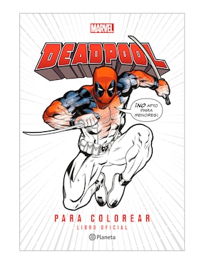 Deadpool Para Colorear Libro Oficial De Marvel