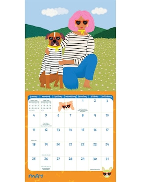 Calendario de escritorio Workman Publishing Company Isabel Serna: Dog Mom