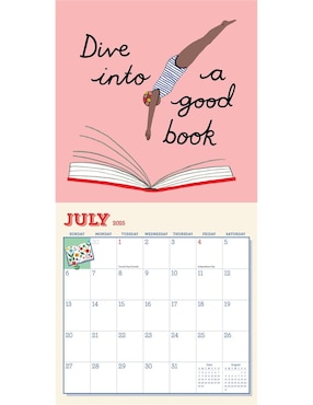 Calendario de escritorio Workman Publishing Company Book Nerd