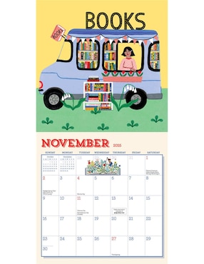 Calendario de escritorio Workman Publishing Company Book Nerd