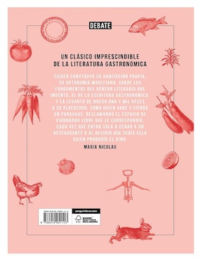 Libro El Arte de Comer de M.F.K. Fisher