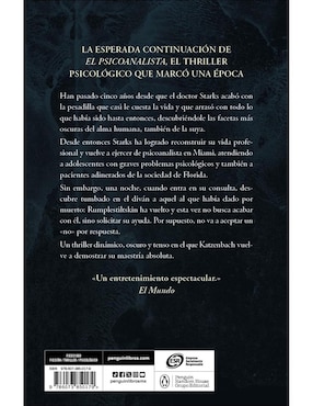 Libro Jaque al psicoanalista de John Katzenbach