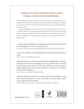 Libro La psicología del dinero de Morgan Housel