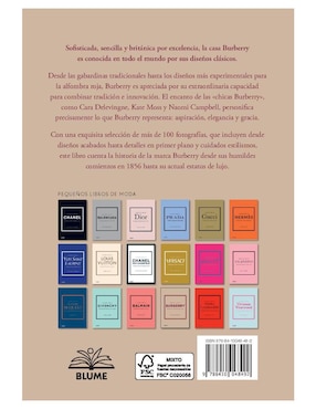 Pequeño Libro de Burberry de Darla-Jane Gilroy
