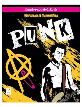 Punk: Colorea Y Descubre De Fernando López Casado