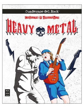 Heavy Metal: Colorea Y Descubre De Agustí Roig Bruguera