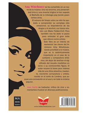 Libro Amy Winehouse: Uno de los grandes mitos del Pop Rock de Joan Sardà