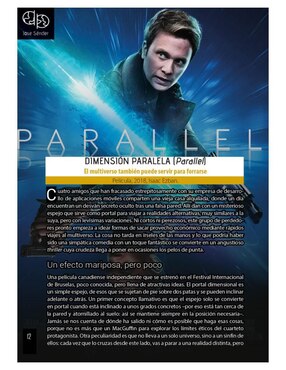 Libro Universos Paralelos: Multiversos en cine y series de Jose Sénder
