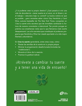 Libro Crea Tu Suerte de Gay Hendricks / Carol kline