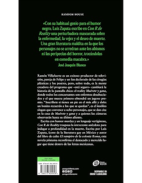 Libro Con R de Reality de Luis Zapata