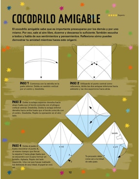 Libro de Actividades Origami Animales de Lake Press Pty. Ltd