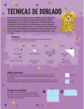 Libro de Actividades Origami Animales de Lake Press Pty. Ltd